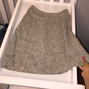 Giorgio Armani tweed skirt black and white